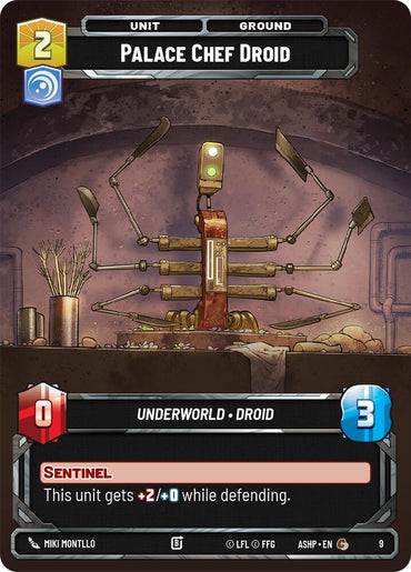 Palace Chef Droid (9) (9) [Ashes of the Empire Weekly Play Promos]