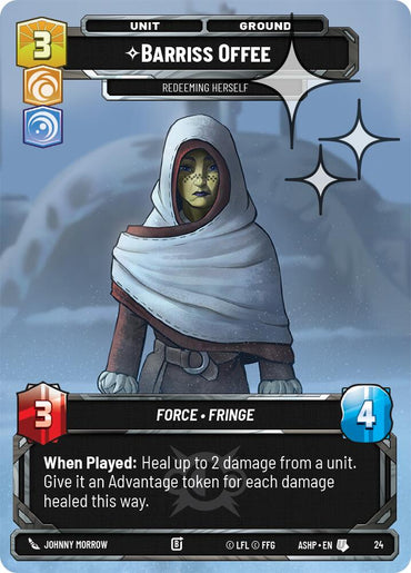 Barriss Offee (24) (Foil) (24) [Ashes of the Empire Weekly Play Promos]