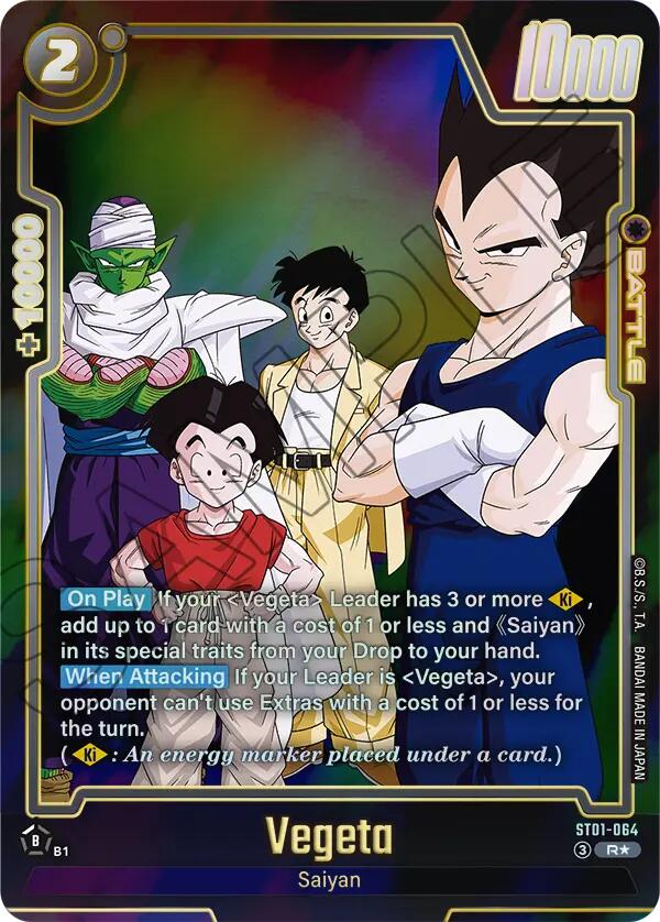 Vegeta (ST01-064) (Alternate Art) [Story Booster 01]