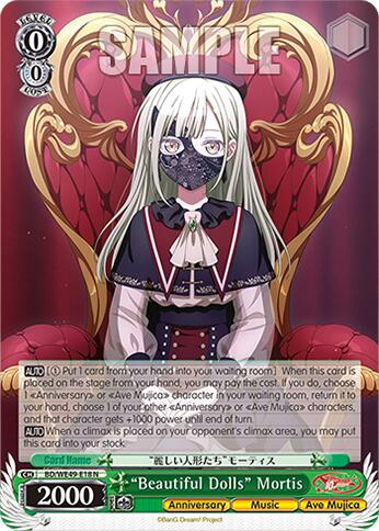 "Beautiful Dolls" Mortis (BD/WE49-E18) [BanG Dream! 10th Anniversary! Premium Booster]