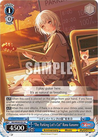 "The Parking Lot's Cat" Rana Kaname (BD/WE49-E51) [BanG Dream! 10th Anniversary! Premium Booster]