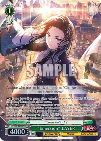"Emersion" LAYER (BD/WE49-E20BDR) [BanG Dream! 10th Anniversary! Premium Booster]