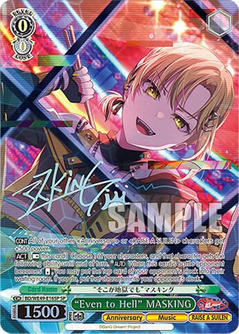 "Even to Hell" MASKING (BD/WE49-E16SP) [BanG Dream! 10th Anniversary! Premium Booster]