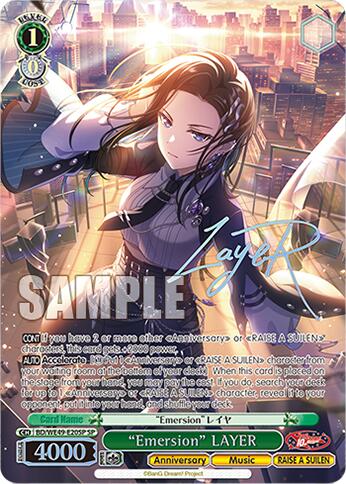 "Emersion" LAYER (BD/WE49-E20SP) [BanG Dream! 10th Anniversary! Premium Booster]