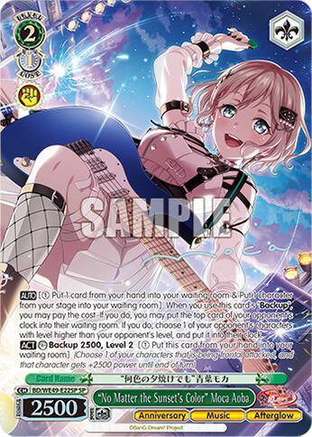 "No Matter the Sunset's Color" Moca Aoba (BD/WE49-E22SP) [BanG Dream! 10th Anniversary! Premium Booster]