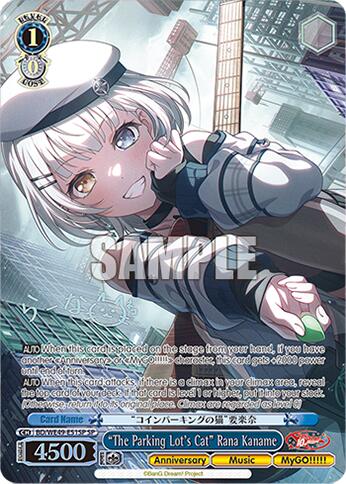 "The Parking Lot's Cat" Rana Kaname (BD/WE49-E51SP) ([LLL] Sonic Edge (110)
This attack's damage isn't affected by any effects on your opponent's Active Pokemon.) [BanG Dream! 10th Anniversary! Premium Booster]