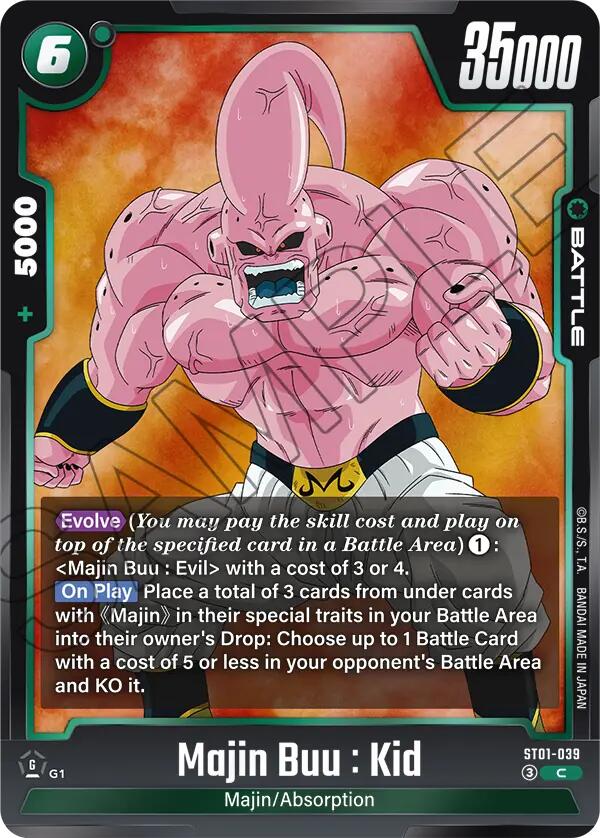 Majin Buu : Kid (ST01-039) [Story Booster 01]
