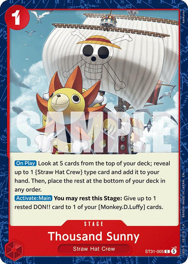 Thousand Sunny [Starter Deck: RED Monkey.D.Luffy]