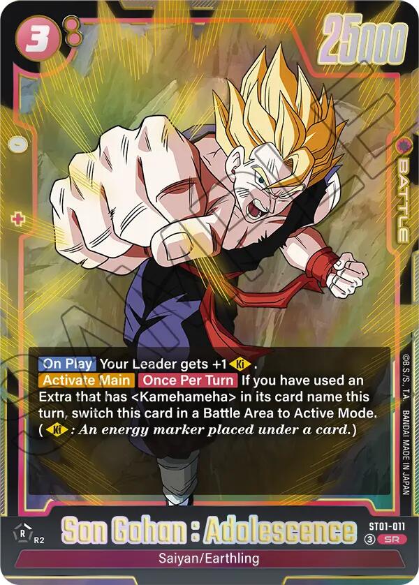 Son Gohan : Adolescence (ST01-011) [Story Booster 01]