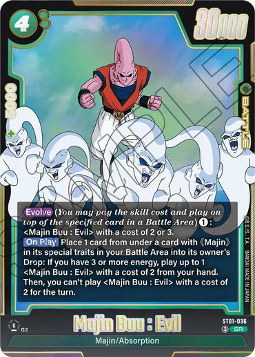 Majin Buu : Evil (ST01-036) [Story Booster 01]