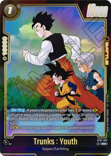Trunks : Youth (ST01-057) (Alternate Art) [Story Booster 01]