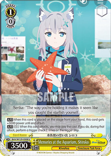 Memories at the Aquarium, Shiroko (BAV/W129-E008) [Blue Archive The Animation]