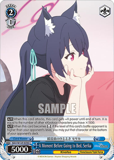 A Moment Before Going to Bed, Serika (BAV/W129-E096) [Blue Archive The Animation]