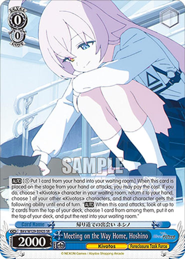 Meeting on the Way Home, Hoshino (SR) (BAV/W129-E092S) [Blue Archive The Animation]