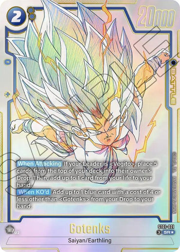 Gotenks (ST01-021) (Alternate Art) [Story Booster 01]