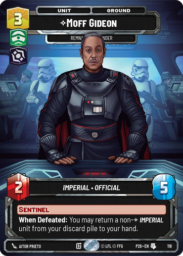 Moff Gideon - Remnant Commander (118) (Participation) (118) [Galactic Championship 2026]