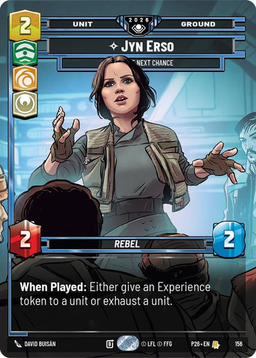 Jyn Erso - Take the Next Chance (156) (Prize Wall) (Foil) (156) [Galactic Championship 2026]