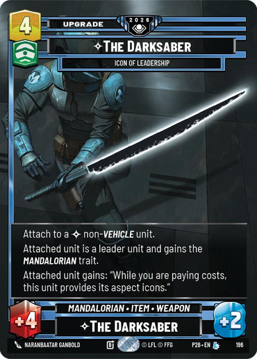 The Darksaber - Icon of Leadership (196) (196) [Galactic Championship 2026]