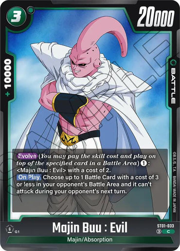 Majin Buu : Evil (ST01-033) [Story Booster 01]
