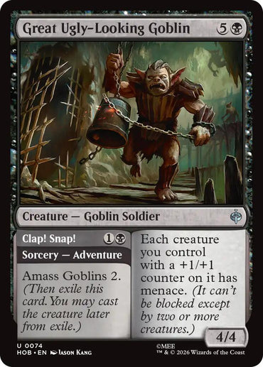 Great Ugly-Looking Goblin (Showcase) (Surge Foil) [The Hobbit]