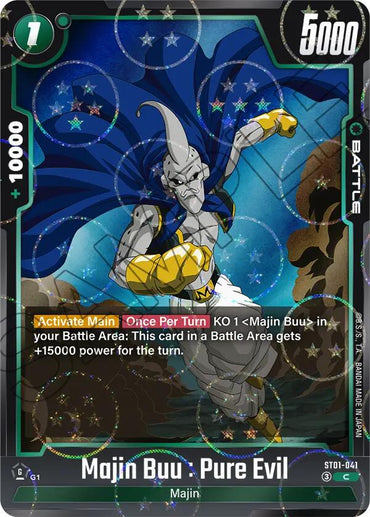 Majin Buu : Pure Evil (ST01-041) (Dragon Ball Pattern) [Story Booster 01]