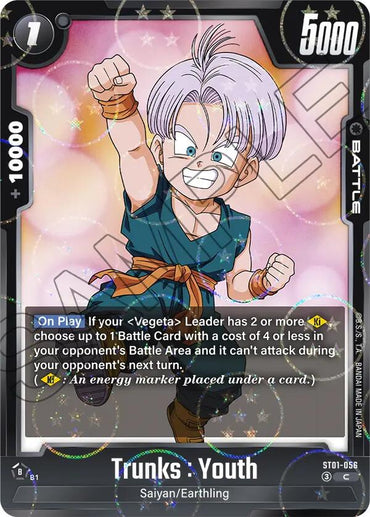 Trunks : Youth (ST01-056) (Dragon Ball Pattern) [Story Booster 01]