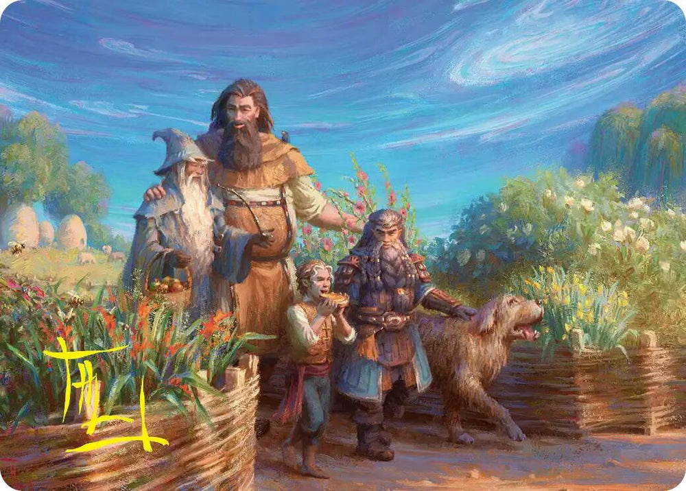 Beorn's Hospitality Art Card (Gold-Stamped Signature) [The Hobbit Art Series]
