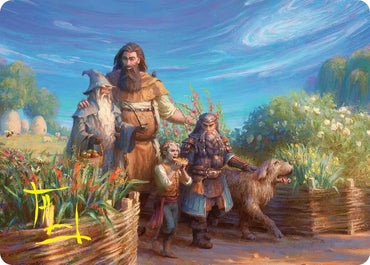 Beorn's Hospitality Art Card (Gold-Stamped Signature) [The Hobbit Art Series]