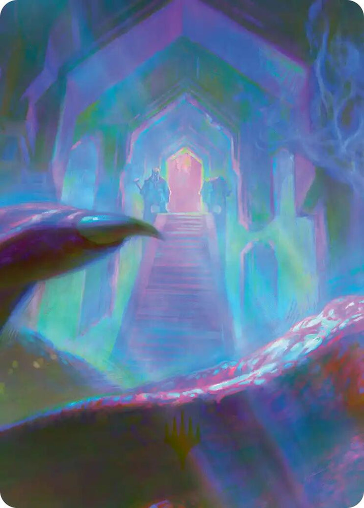 Dragon-Cursed Halls Art Card (8/12) [The Hobbit Art Series]