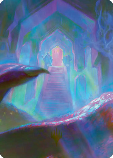 Dragon-Cursed Halls Art Card (8/12) [The Hobbit Art Series]