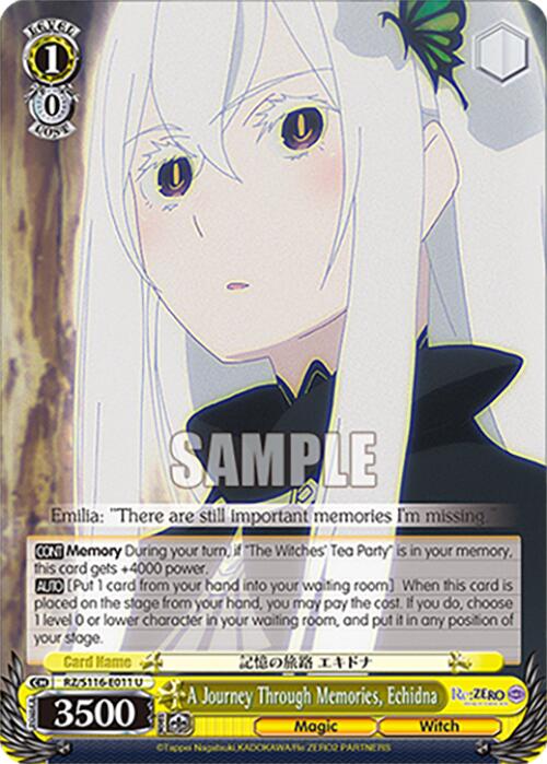 A Journey Through Memories, Echidna (RZ/S116-E011) [Re:ZERO -Starting Life in Another World- Vol.3]