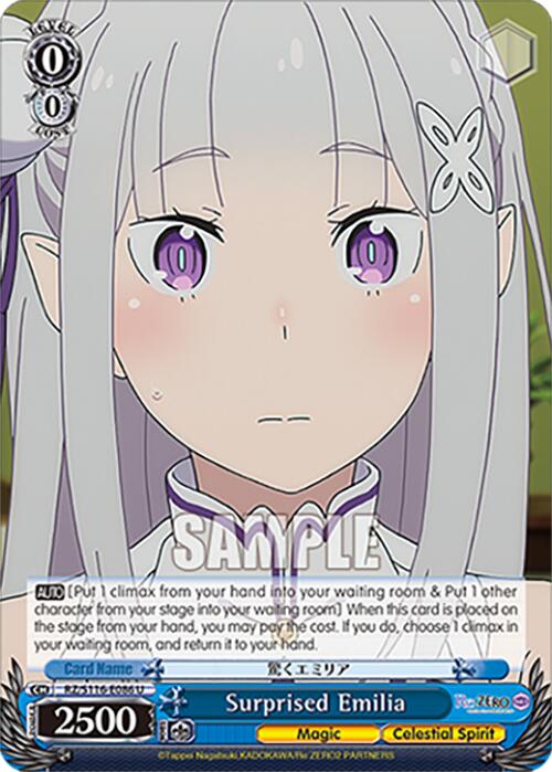 Surprised Emilia (RZ/S116-E086) [Re:ZERO -Starting Life in Another World- Vol.3]