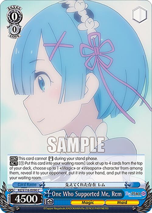 One Who Supported Me, Rem (RZ/S116-E090) [Re:ZERO -Starting Life in Another World- Vol.3]