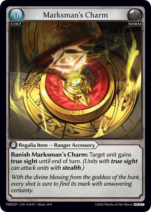 Marksman's Charm (10) [.asphodel/paradise Draft Pack]
