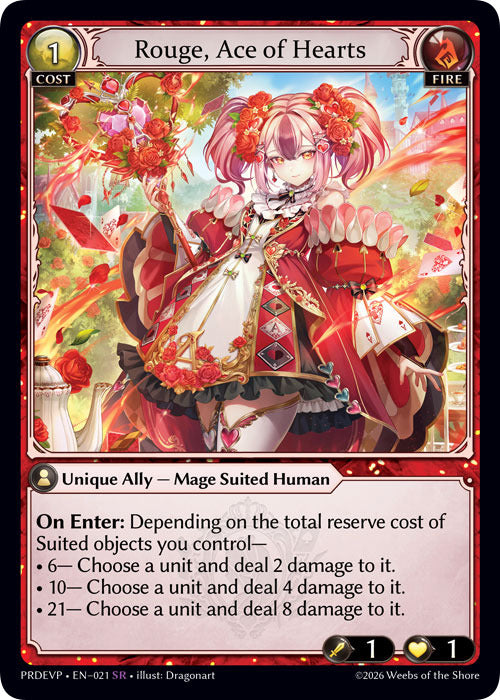 Rouge, Ace of Hearts (21) [.asphodel/paradise Event Pack]