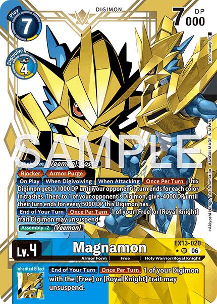 Magnamon [EX13-020] (Alternate Art) [Chivalrous XIII]