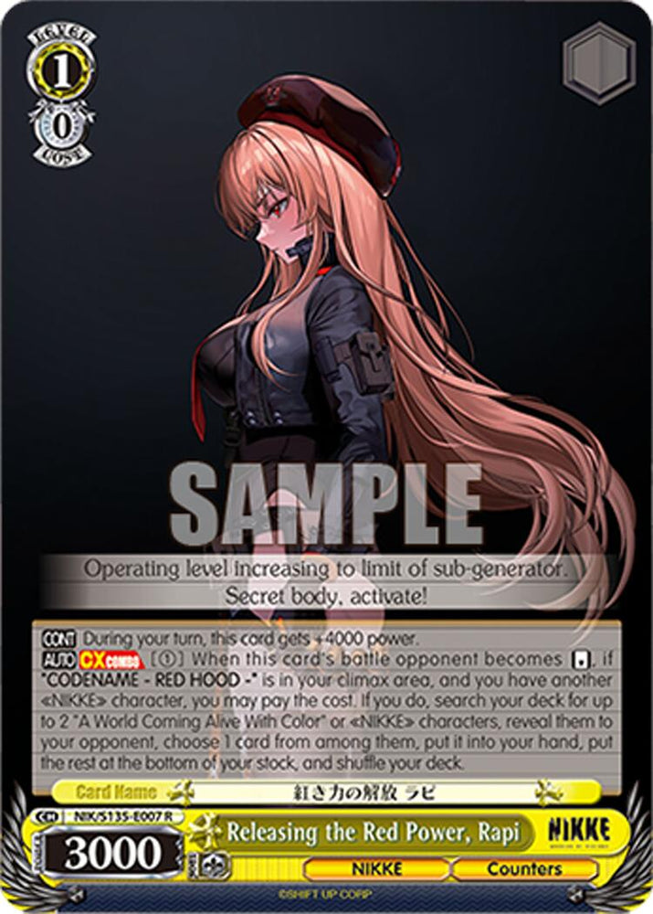Releasing the Red Power, Rapi (NIK/S135-E007) [GODDESS OF VICTORY: NIKKE Vol.2]