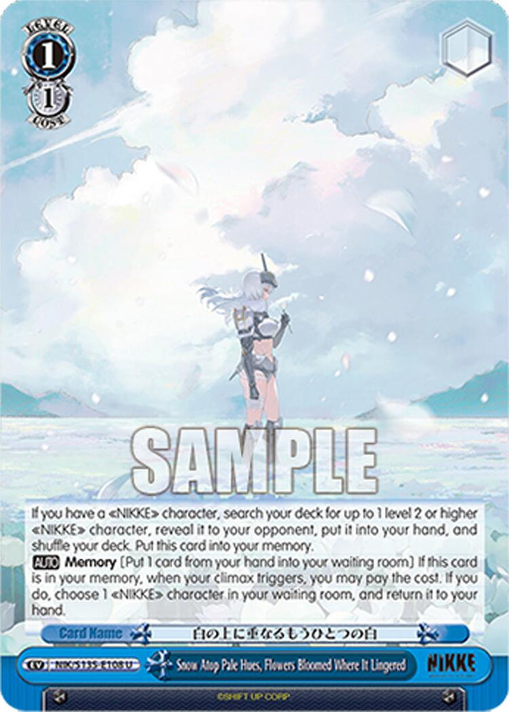 Snow Atop Pale Hues, Flowers Bloomed Where It Lingered (NIK/S135-E108) [GODDESS OF VICTORY: NIKKE Vol.2]