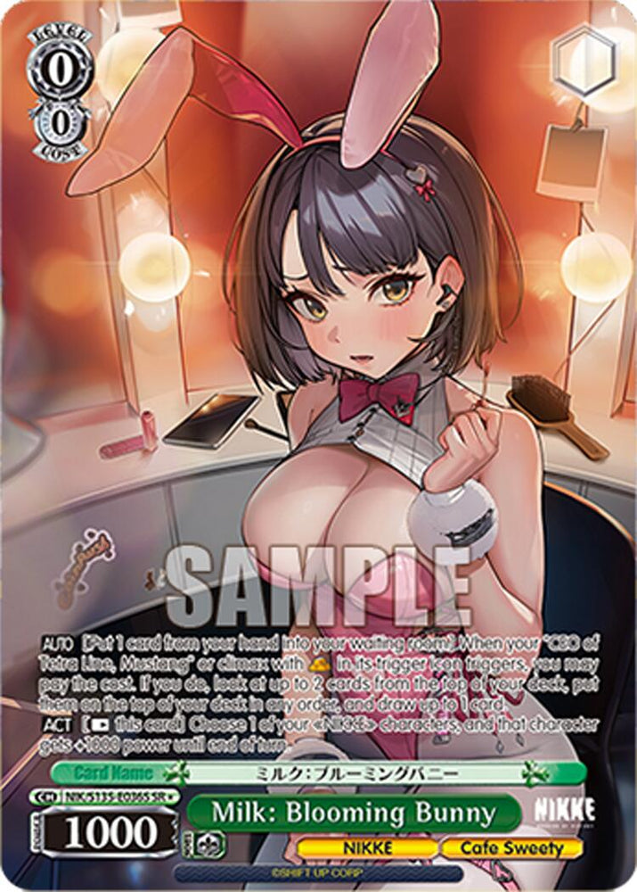 Milk: Blooming Bunny (NIK/S135-E036S) (SR) [GODDESS OF VICTORY: NIKKE Vol.2]