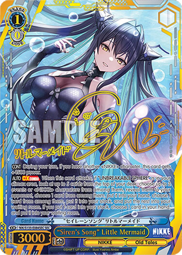 "Siren's Song" Little Mermaid (NIK/S135-E084SEC) [GODDESS OF VICTORY: NIKKE Vol.2]