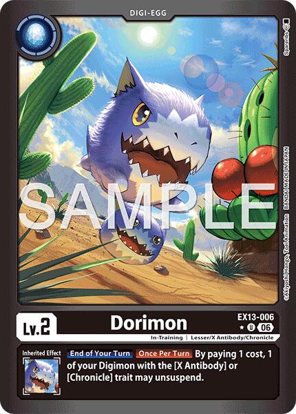Dorimon [EX13-006] (Limited Foil) [Chivalrous XIII]