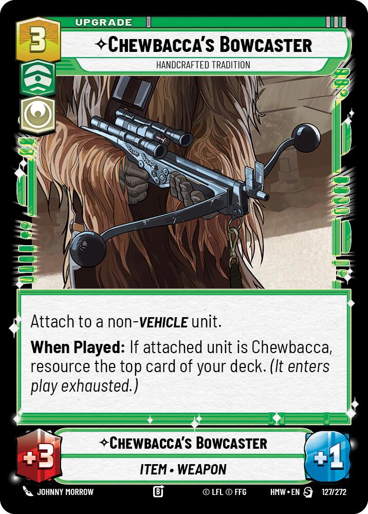 Chewbacca's Bowcaster - Handcrafted Tradition (127/272) (127/272) [Homeworlds]