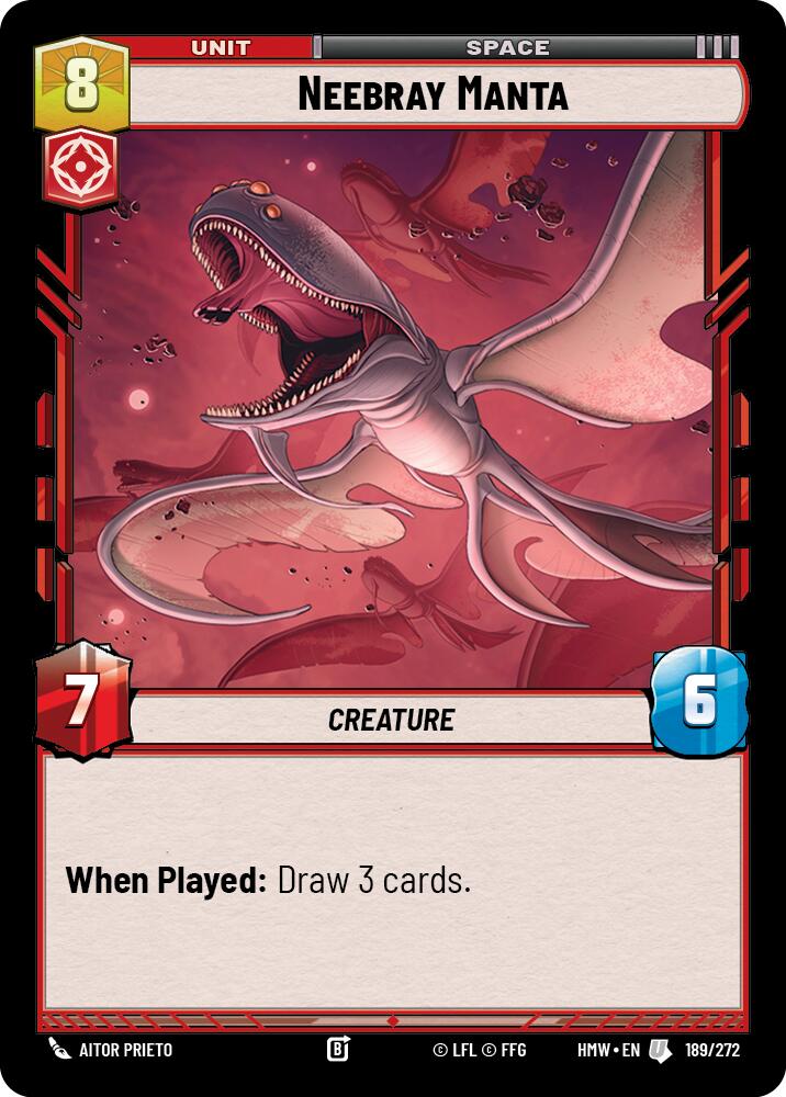 Neebray Manta (189/272) (189/272) [Homeworlds]