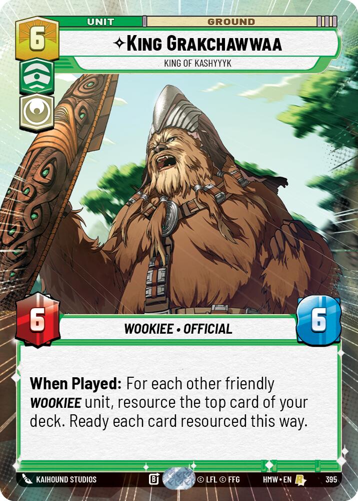 King Grakchawwaa - King of Kashyyyk (395) (Hyperspace) (395) [Homeworlds]
