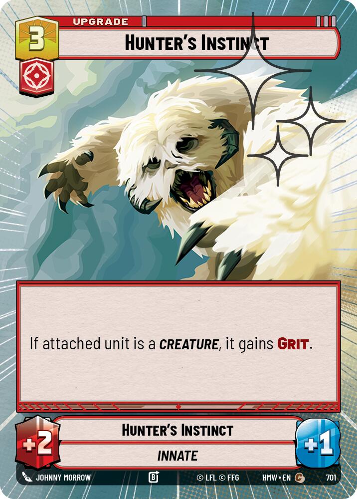 Hunter's Instinct (701) (Hyperspace Foil) (701) [Homeworlds]