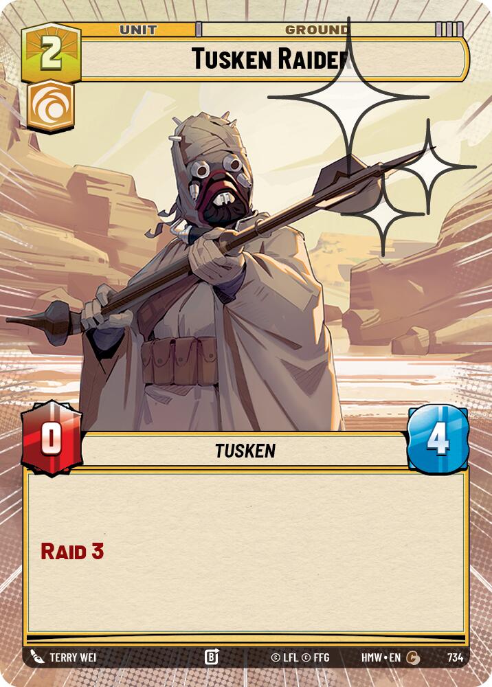Tusken Raider (734) (Hyperspace Foil) (734) [Homeworlds]