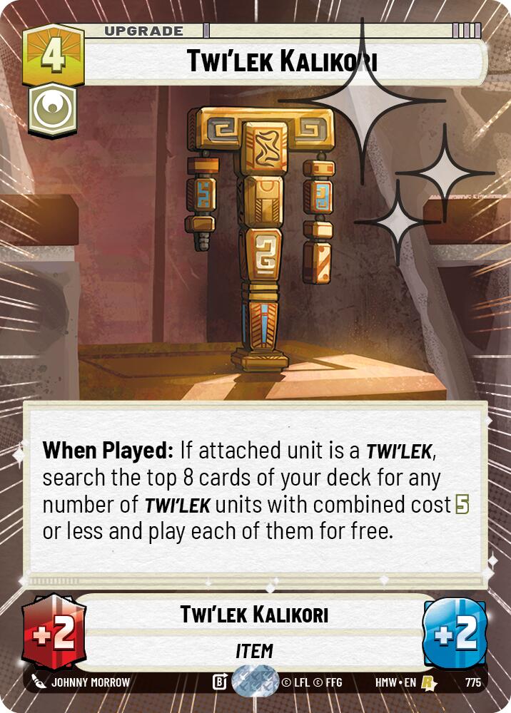 Twi'lek Kalikori (775) (Hyperspace Foil) (775) [Homeworlds]