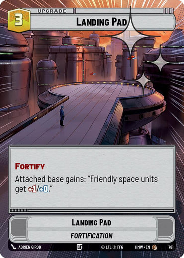 Landing Pad (781) (Hyperspace Foil) (781) [Homeworlds]