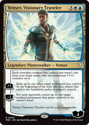 Venser, Visionary Traveler [Mystery Booster: Commander Edition]