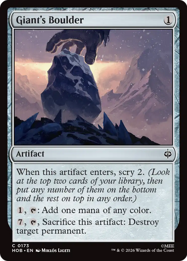 Giant's Boulder [The Hobbit]